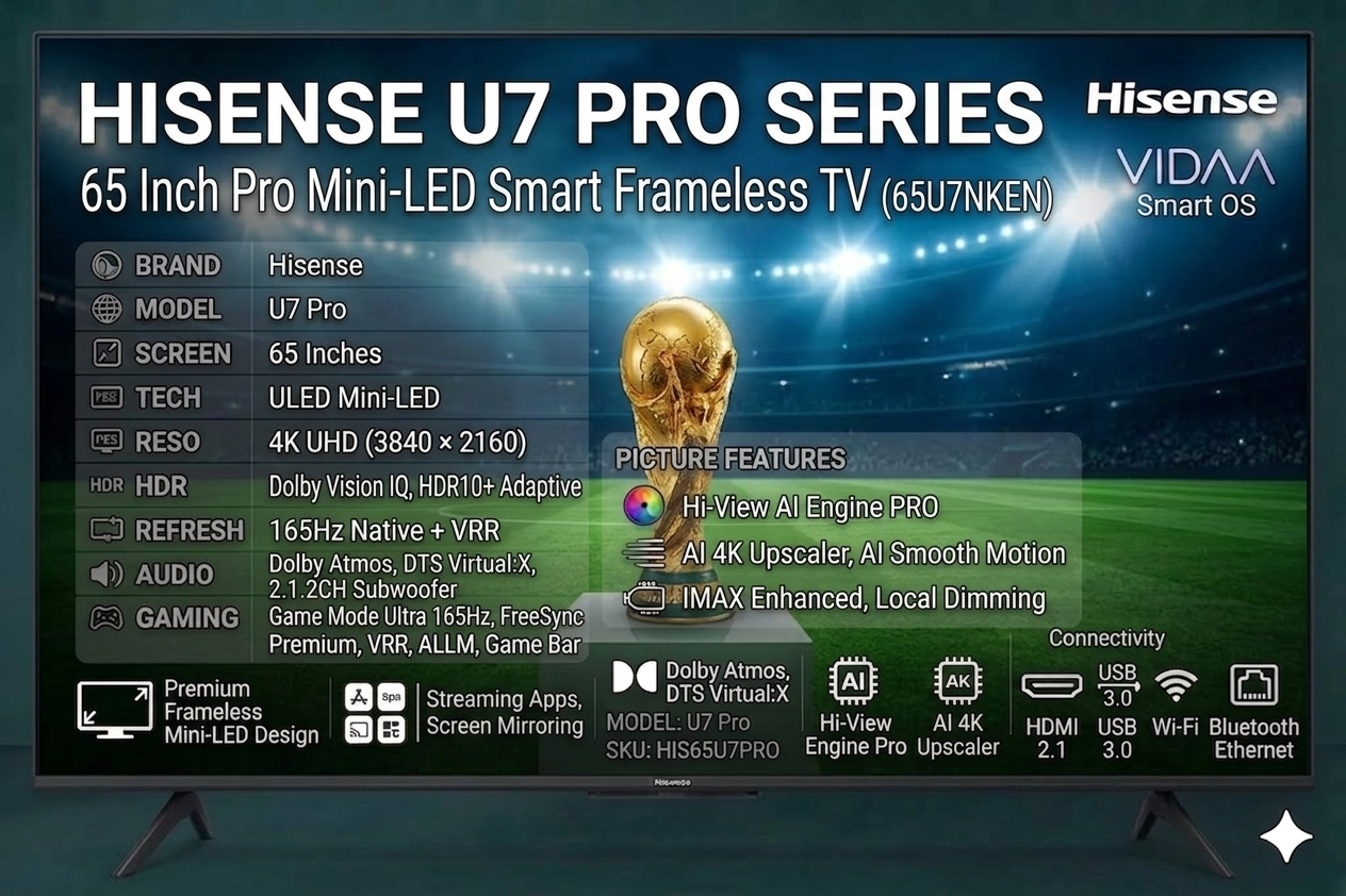 Gemini_Generated_Image_maidrmaidrmaidrm Click to enlarge Hisense 65 Inch Pro Mini-LED Smart Frameless TV (65U7NKEN) - Image 1