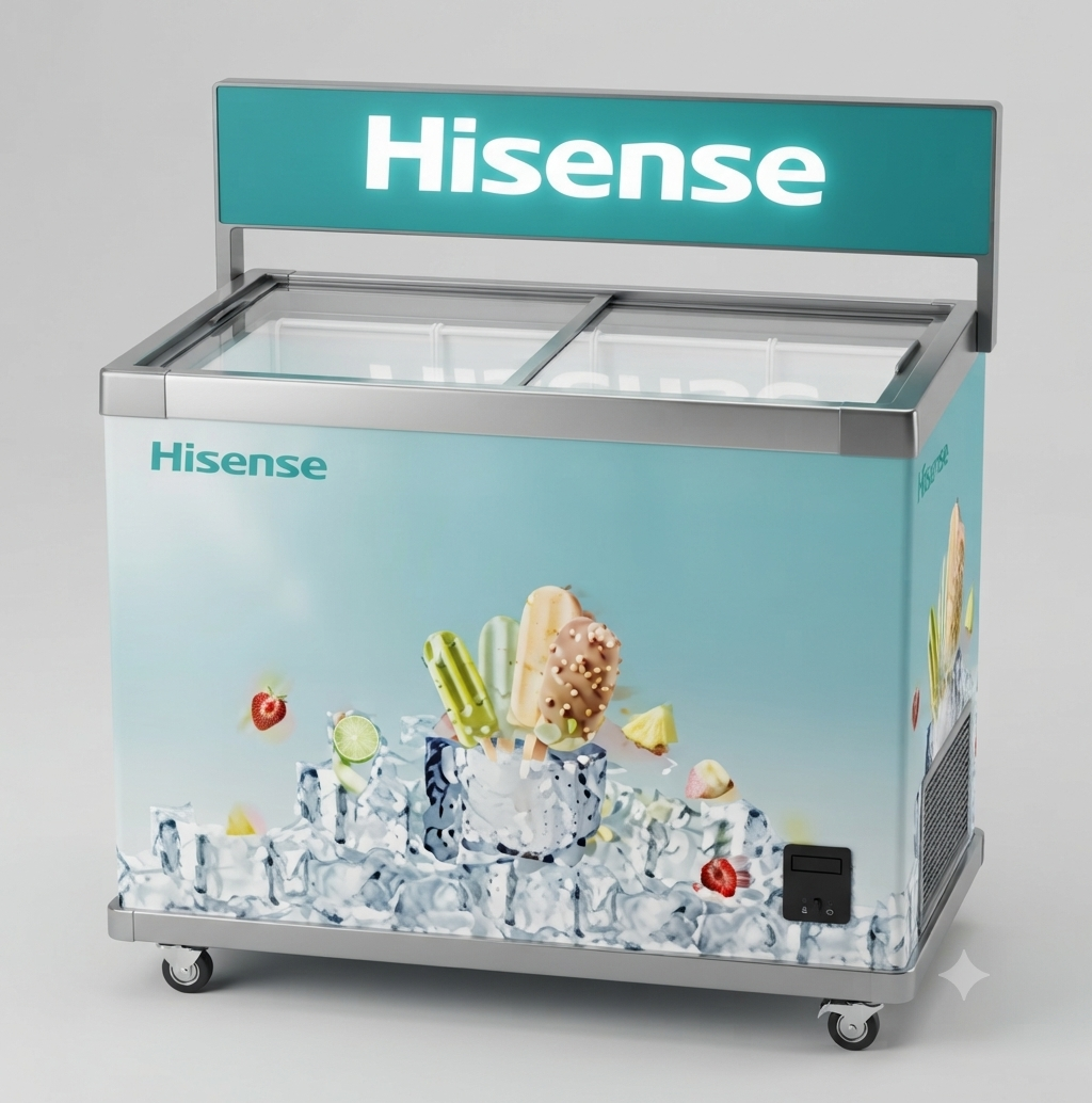 Gemini_Generated_Image_4l39jl4l39jl4l39 (1) Hisense FC29DD4SB 213L Ice Cream Showcase Freezer - Image 1